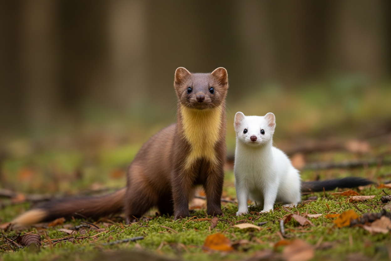 Belette ou hermine : comment les reconnaître facilement dans la nature