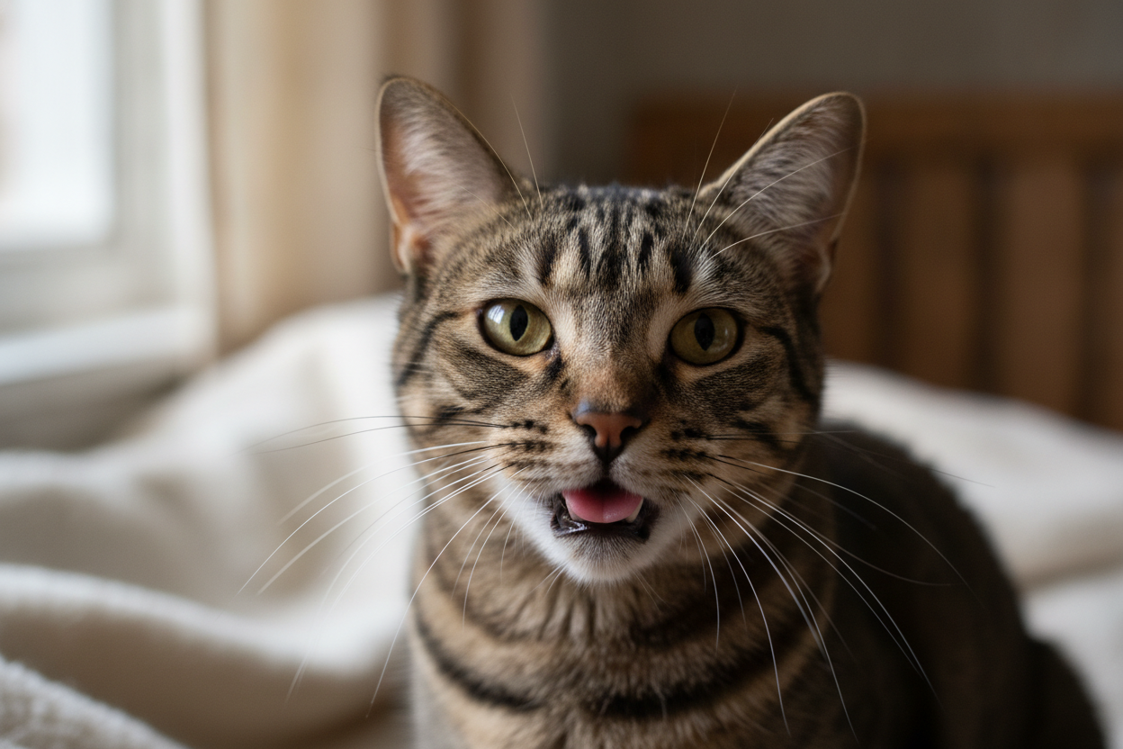 Chat qui tousse : causes possibles, signes d’alerte et bons réflexes