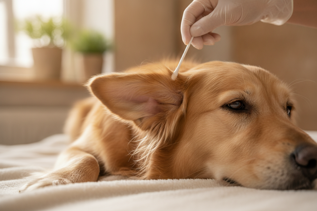 Otite du chien : quels soins sans ordonnance en pharmacie et quand consulter ?