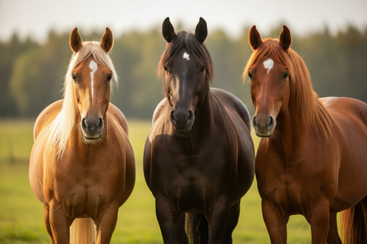 Robes des chevaux : guide complet pour identifier chaque couleur sans erreur