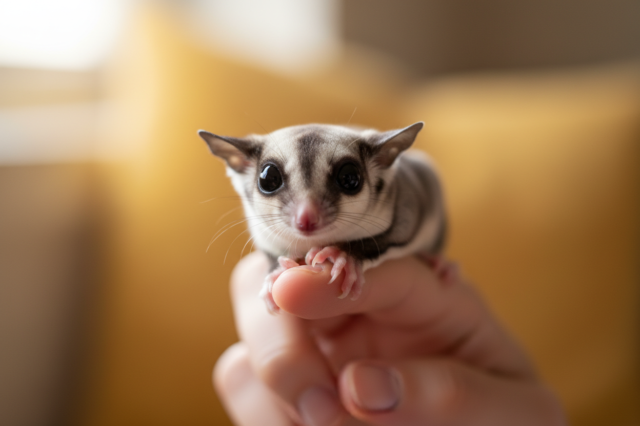 Socialiser un sugar glider : méthode douce pour gagner sa confiance