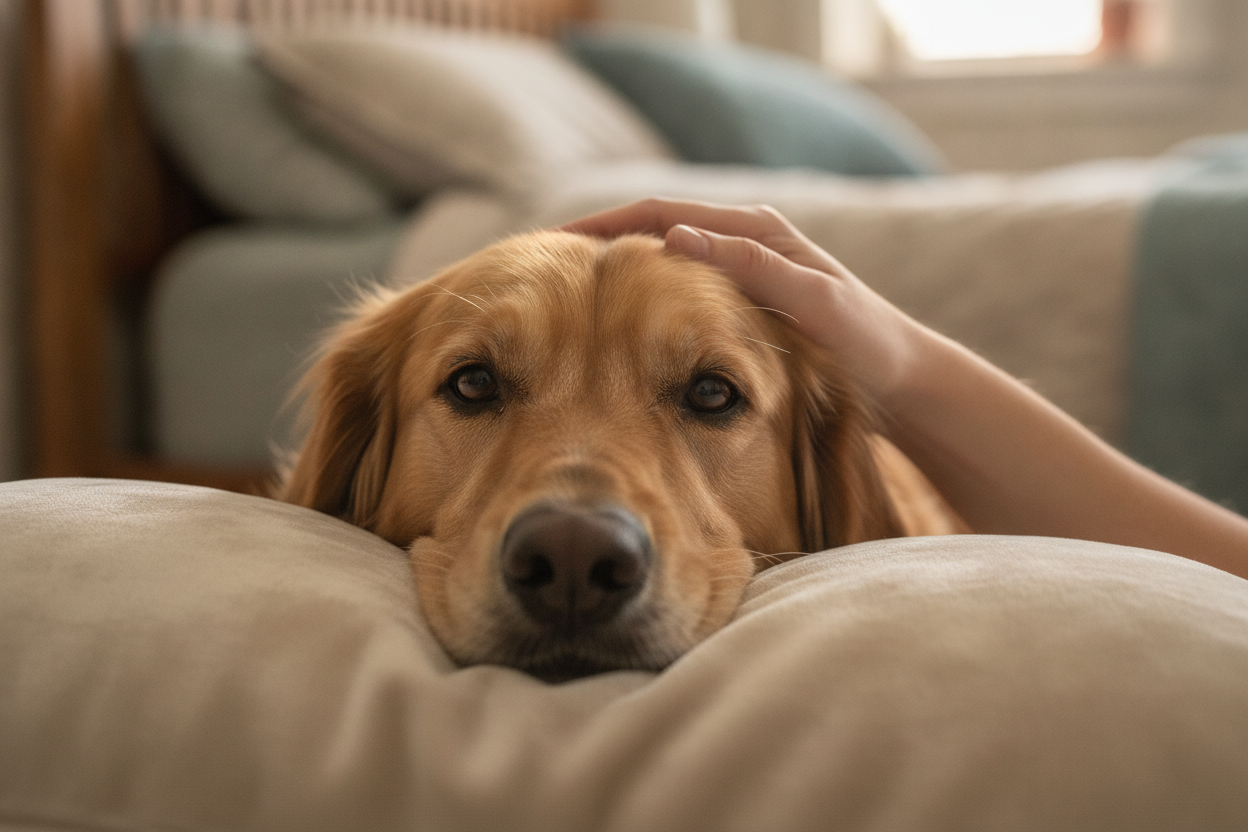 Comment soulager un chien qui a mal avant la visite chez le vétérinaire
