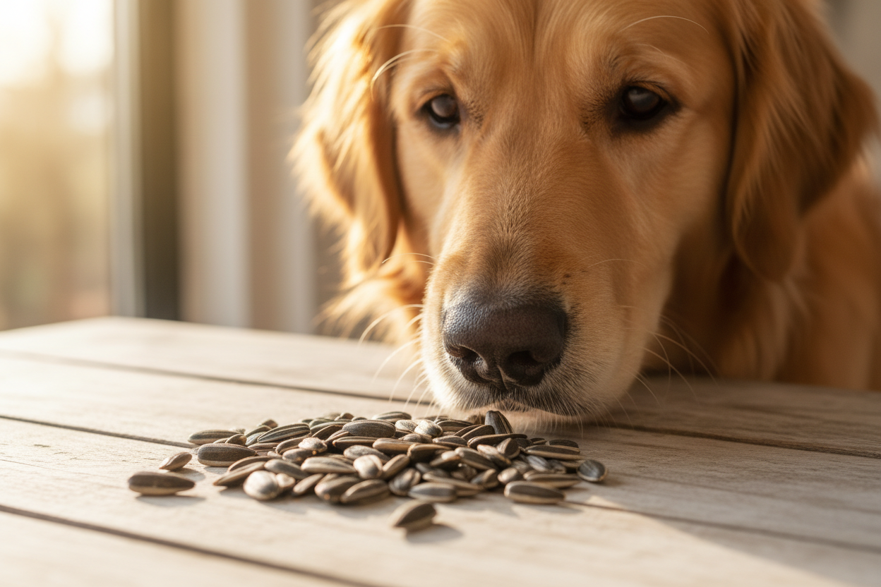 Graine de tournesol et chien : tout ce que vous devez savoir avant d’en donner